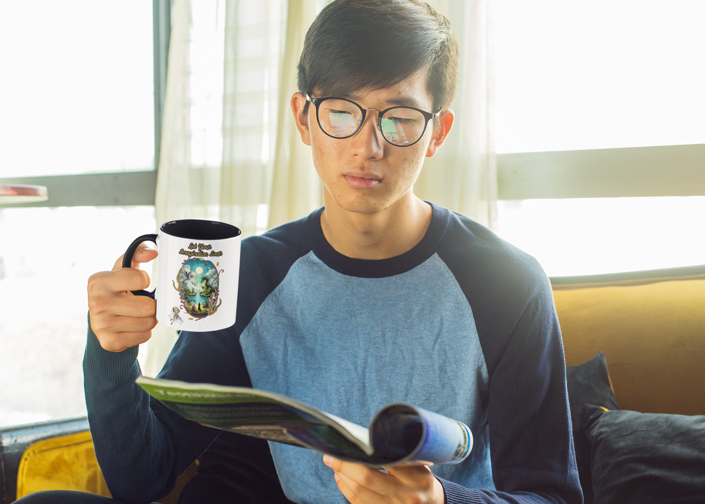 Let Your Imagination Soar – Fantasy Nature Coffee Mug