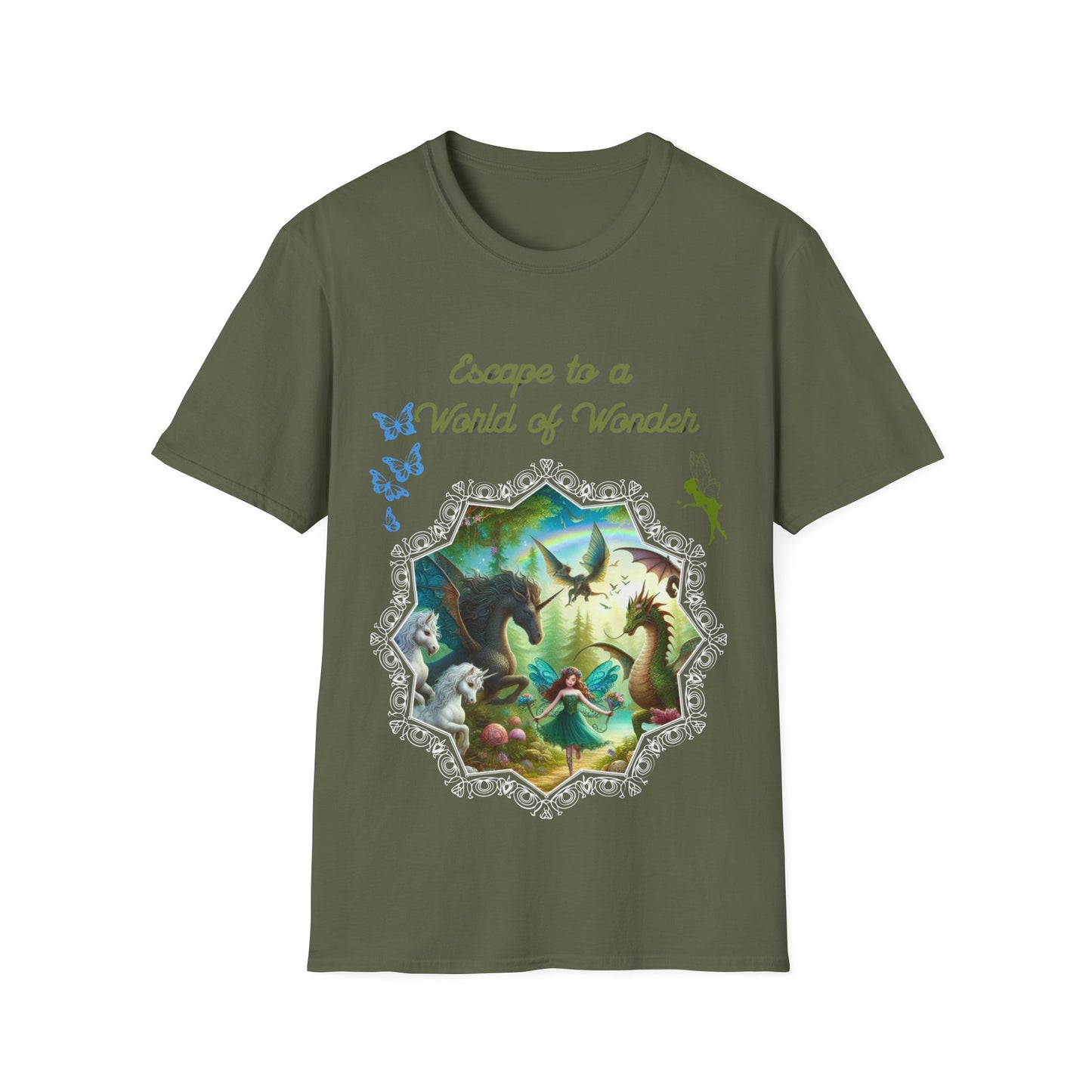 Escape to a World of Wonder – Magical Fantasy Adventure Unisex T-Shirt