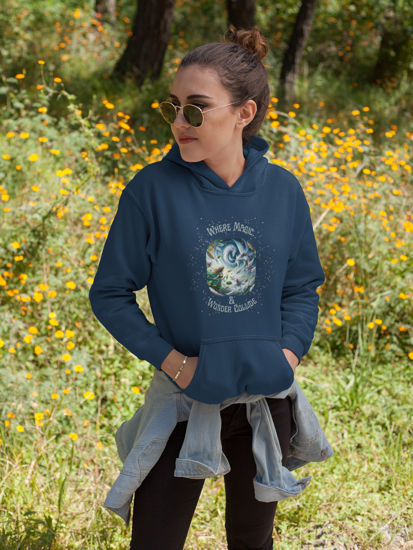 Where Magic and Wonder Collide – Dreamy Fantasy World Unisex Hoodie