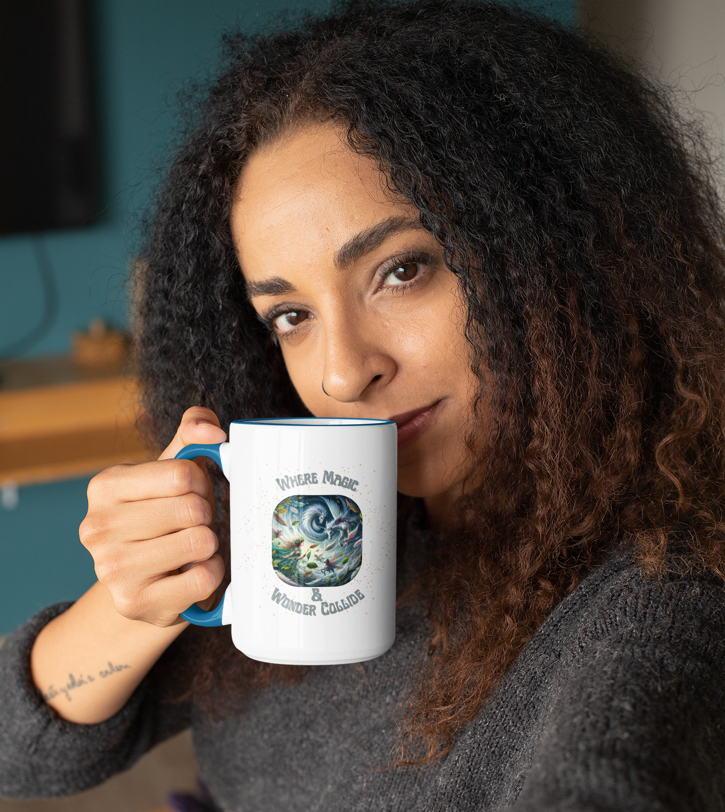 Where Magic and Wonder Collide – Fantasy Mug Magical Graphic Coffee Mug