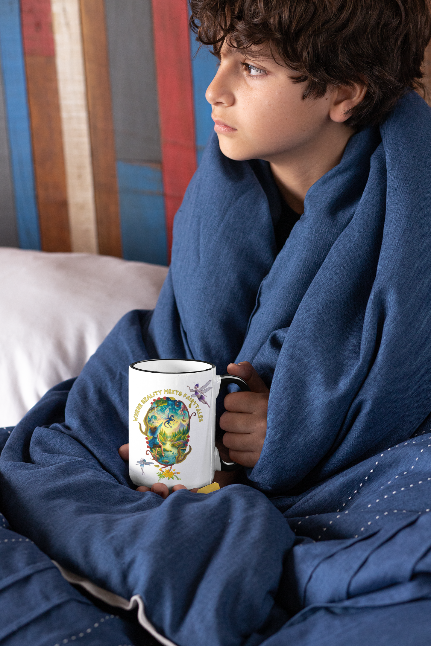 Where Reality Meets Fairytales – Fantasy Mug | Magical Graphic Coffee Mug