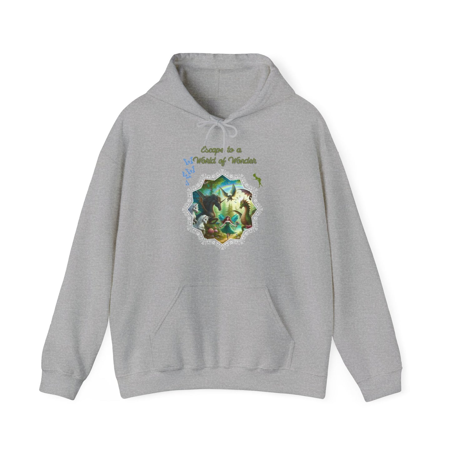 Escape to a World of Wonder – Magical Fantasy Adventure Unisex Hoodie