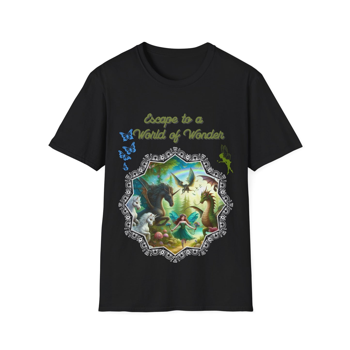 Escape to a World of Wonder – Magical Fantasy Adventure Unisex T-Shirt