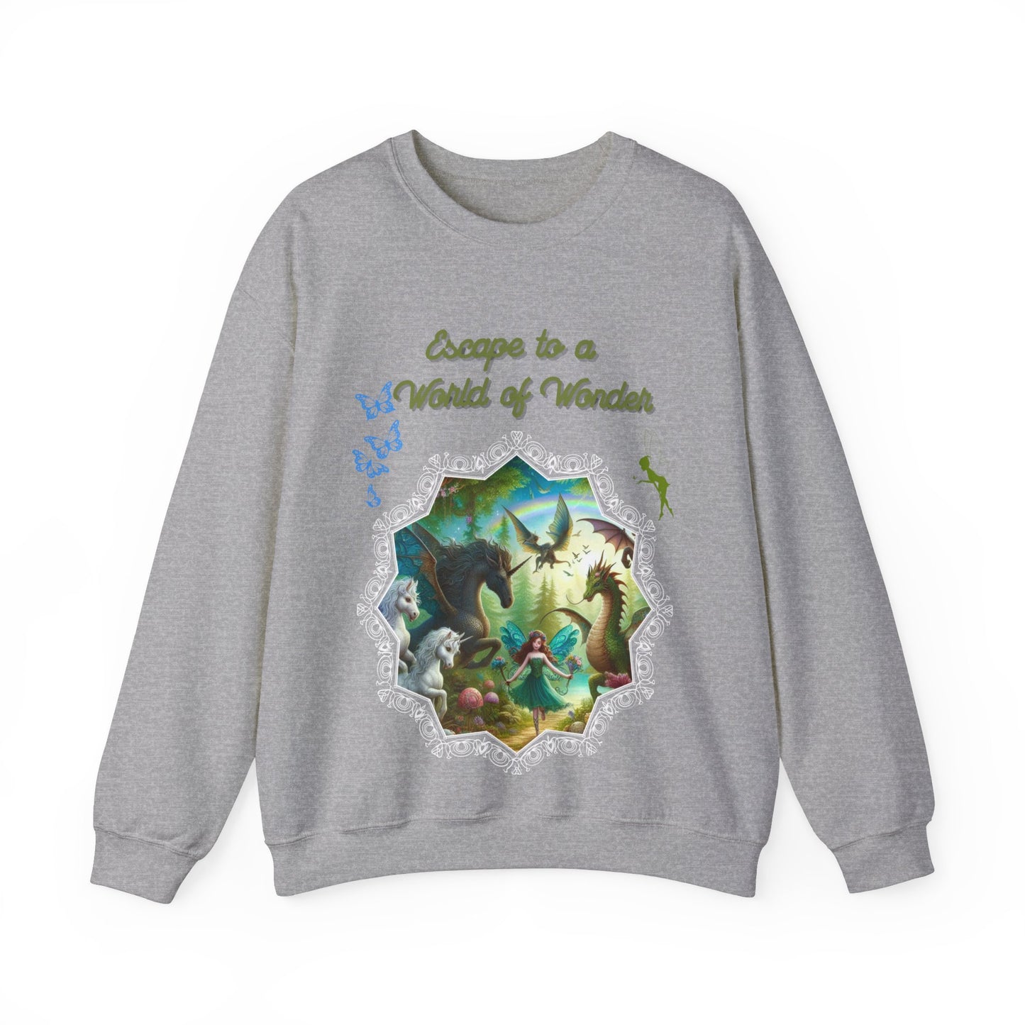 Escape to a World of Wonder – Magical Fantasy Adventure Unisex Sweatshirt