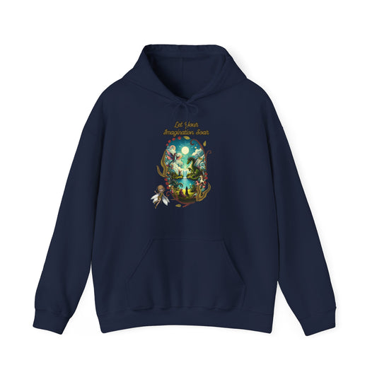 Let Your Imagination Soar – Enchanted Fantasy Art Unisex Hoodie