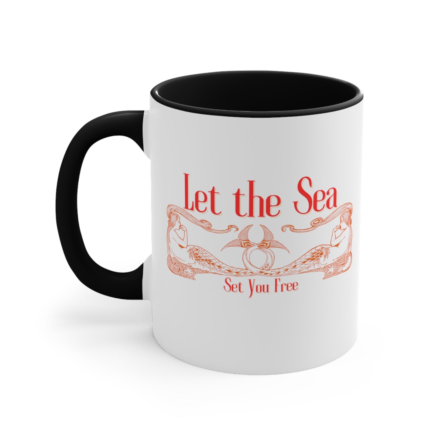 Let the Sea Set You Free – Nautical Mermaid Coffee Mug