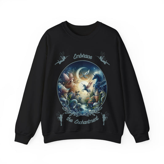 Embrace the Enchantment – Magical Fantasy Graphic Unisex Sweatshirt
