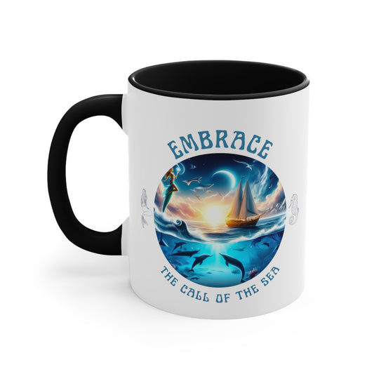 Embrace the Call of the Sea – Nautical Sailing Ceramic Coffee Mug