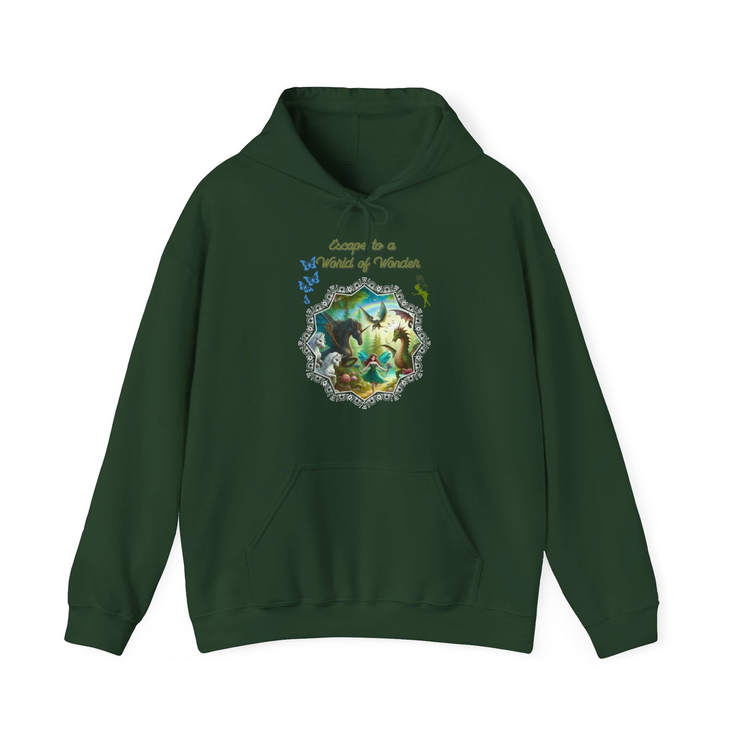 Escape to a World of Wonder – Magical Fantasy Adventure Unisex Hoodie