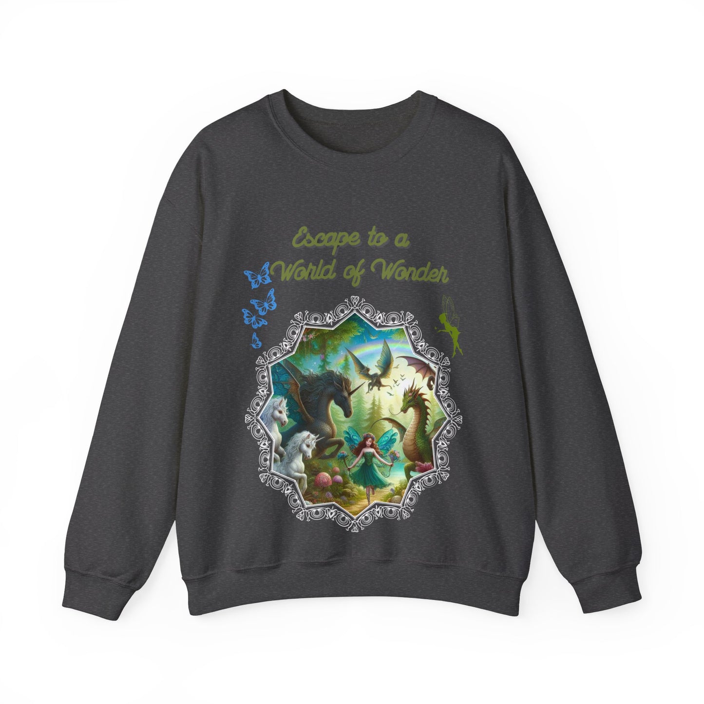 Escape to a World of Wonder – Magical Fantasy Adventure Unisex Sweatshirt