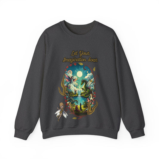 Let Your Imagination Soar – Enchanted Fantasy Art Unisex Sweatshirt