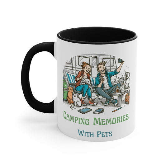 Camping Memories With Pets – Dog Lover Camping Ceramic Mug