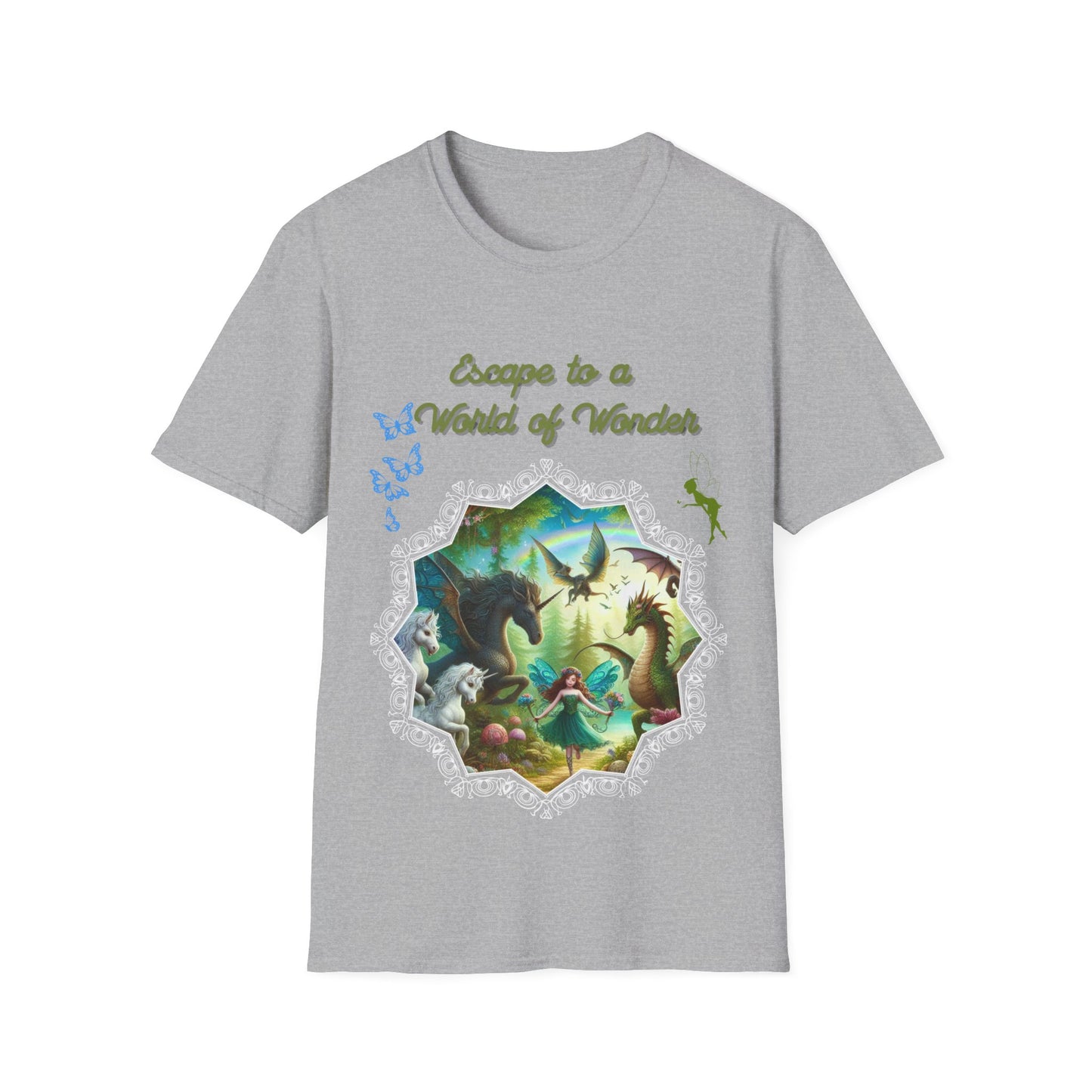 Escape to a World of Wonder – Magical Fantasy Adventure Unisex T-Shirt